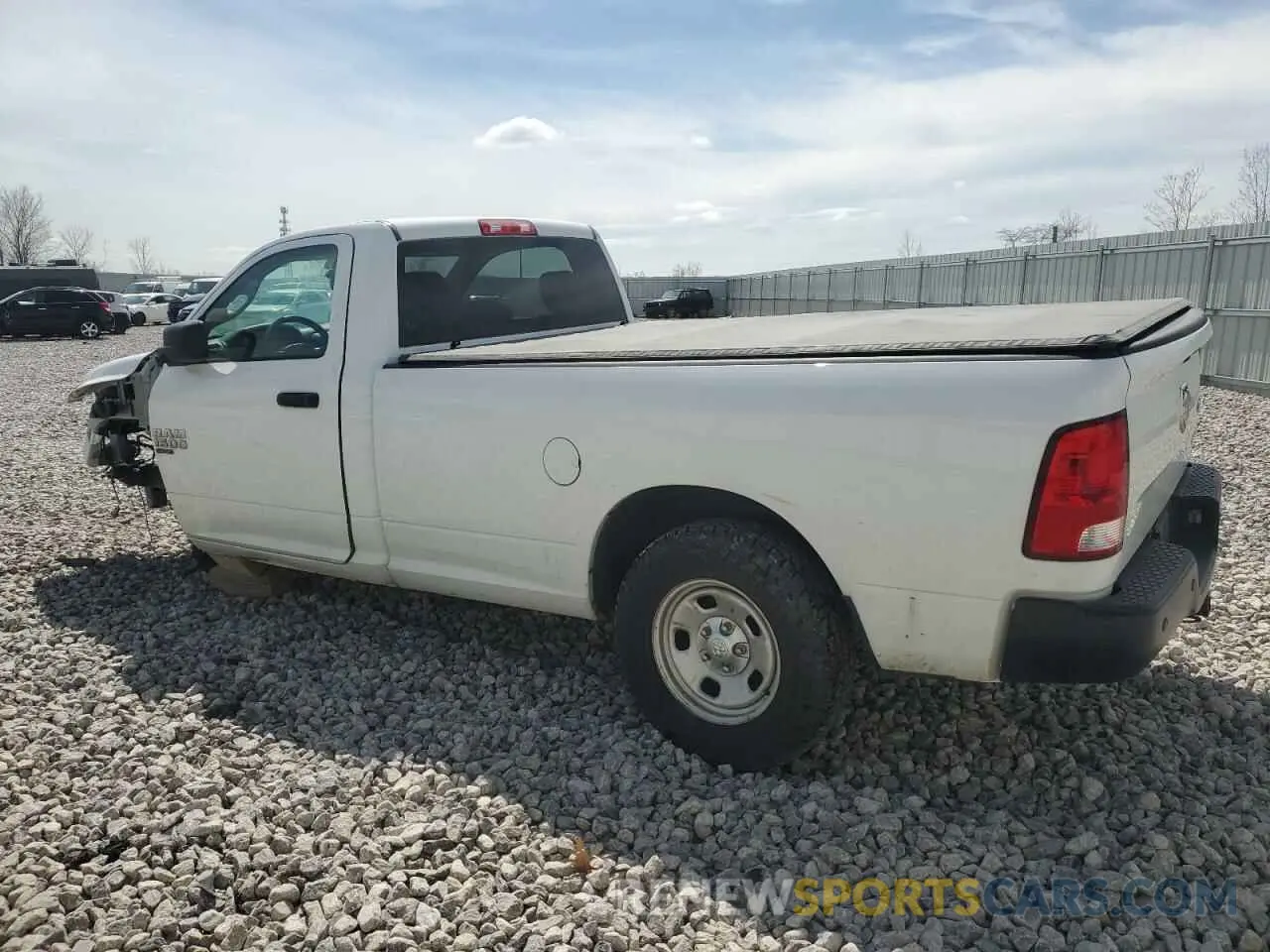 2 Photograph of a damaged car 3C6JR7DG6KG691812 RAM 1500 2019
