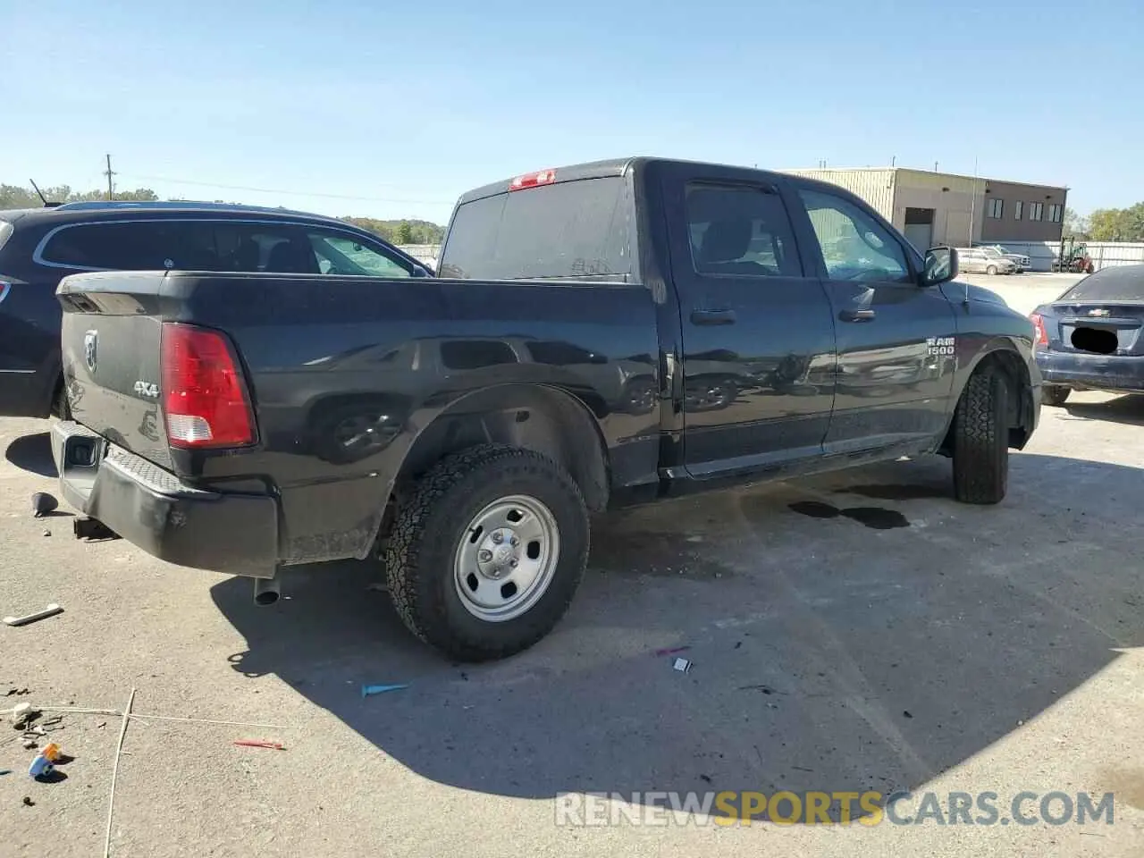 3 Photograph of a damaged car 3C6RR7KG0KG726821 RAM 1500 2019