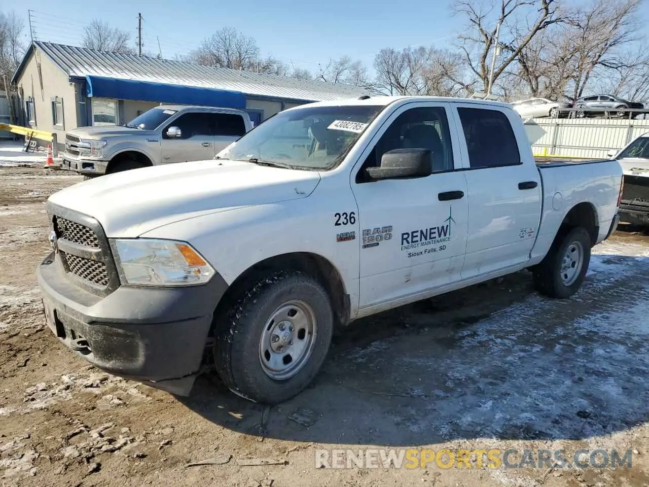 1 Photograph of a damaged car 3C6RR7KT4KG723272 RAM 1500 2019