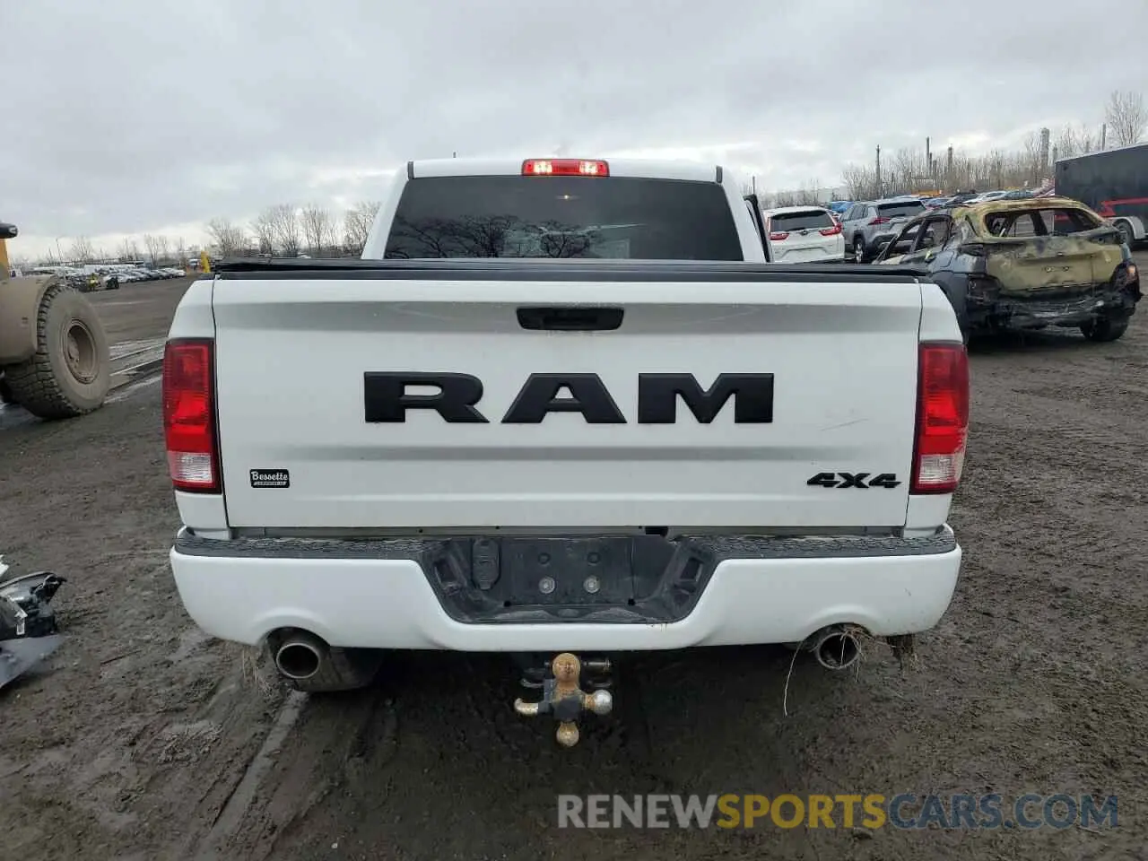6 Photograph of a damaged car 3C6RR7KT9KG722988 RAM 1500 2019