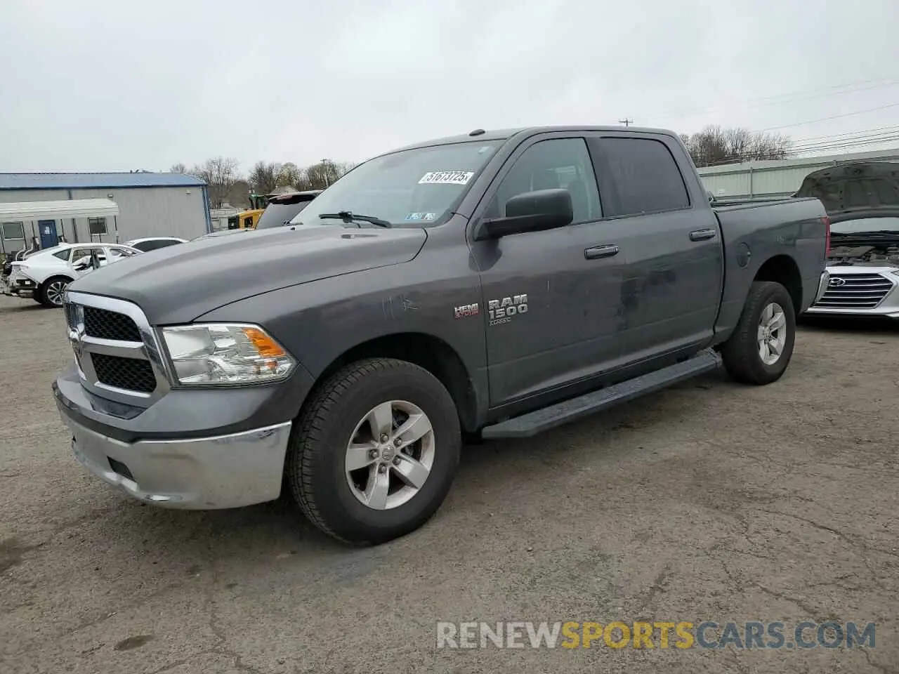 1 Photograph of a damaged car 3C6RR7LT8KG631273 RAM 1500 2019