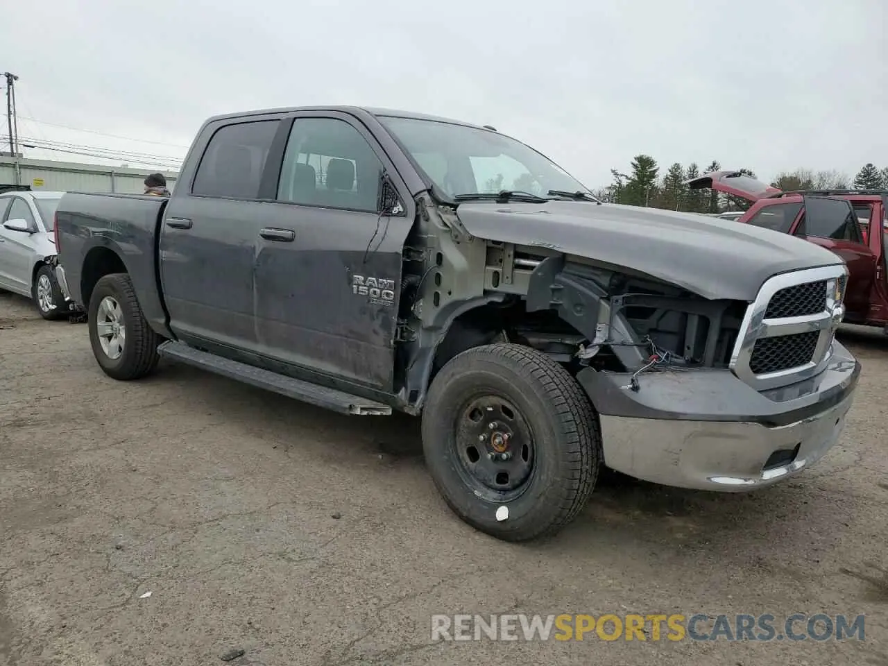 4 Photograph of a damaged car 3C6RR7LT8KG631273 RAM 1500 2019