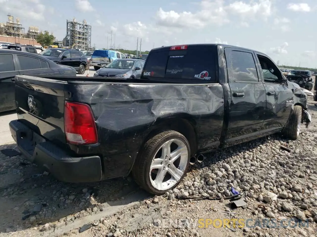 3 Photograph of a damaged car 1C6RR6TT1LS111081 RAM 1500 2020