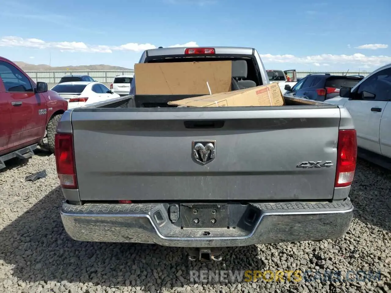 6 Photograph of a damaged car 1C6RR7FG4LS130289 RAM 1500 2020