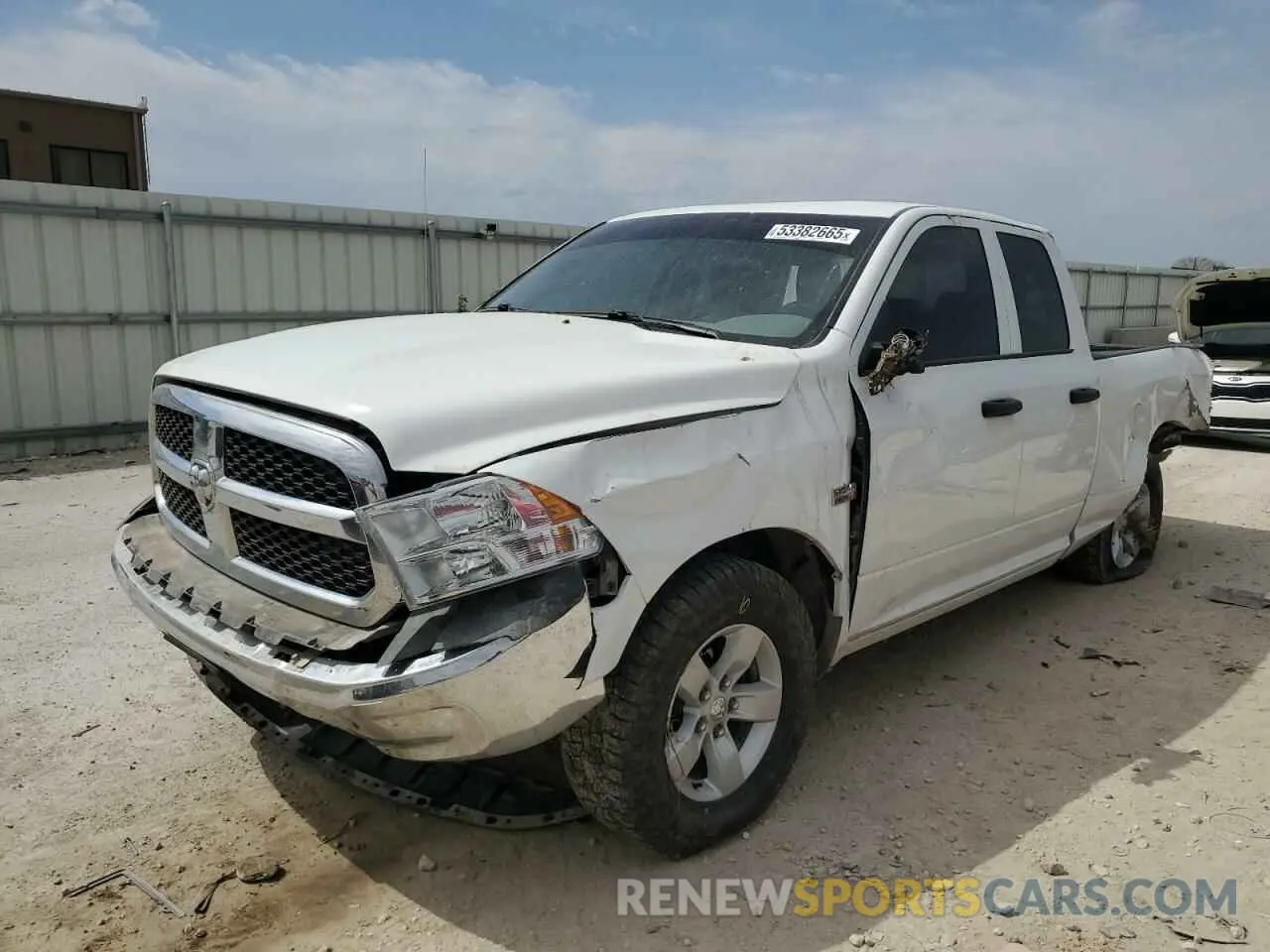 1 Photograph of a damaged car 1C6RR7FTXLS149863 RAM 1500 2020