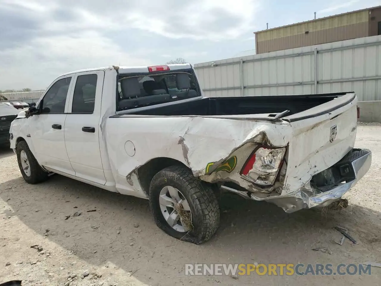 2 Photograph of a damaged car 1C6RR7FTXLS149863 RAM 1500 2020
