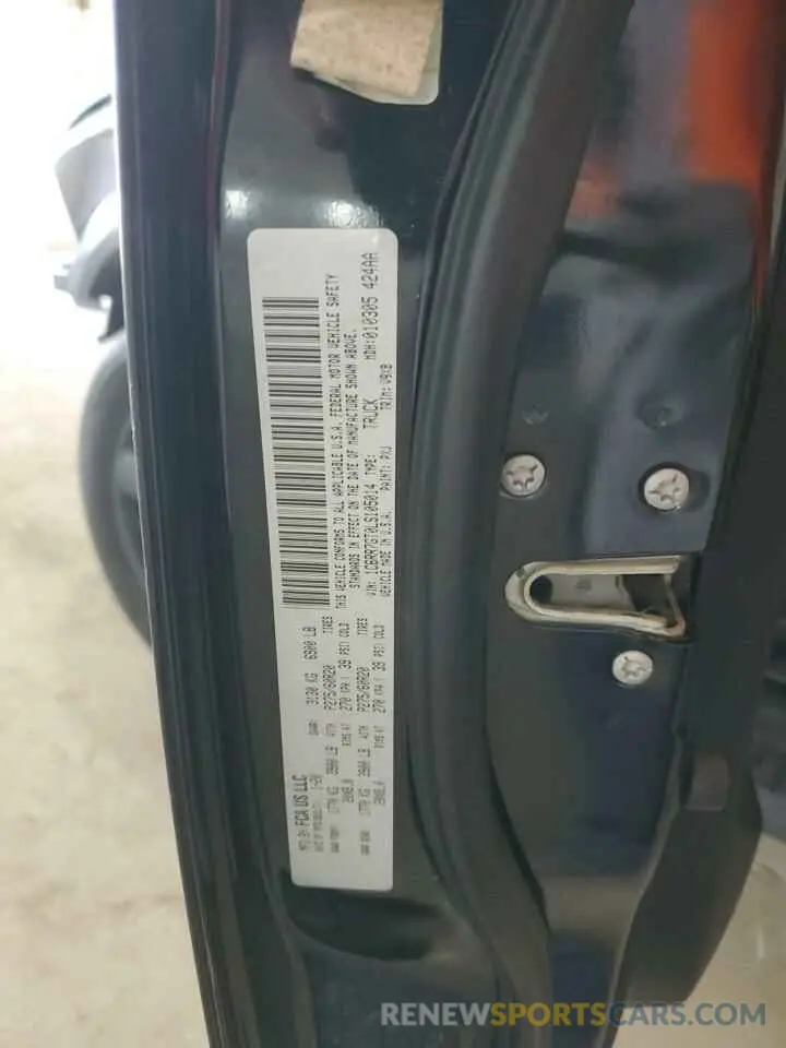 12 Фотография поврежденного автомобиля 1C6RR7GT0LS105014 RAM 1500 2020