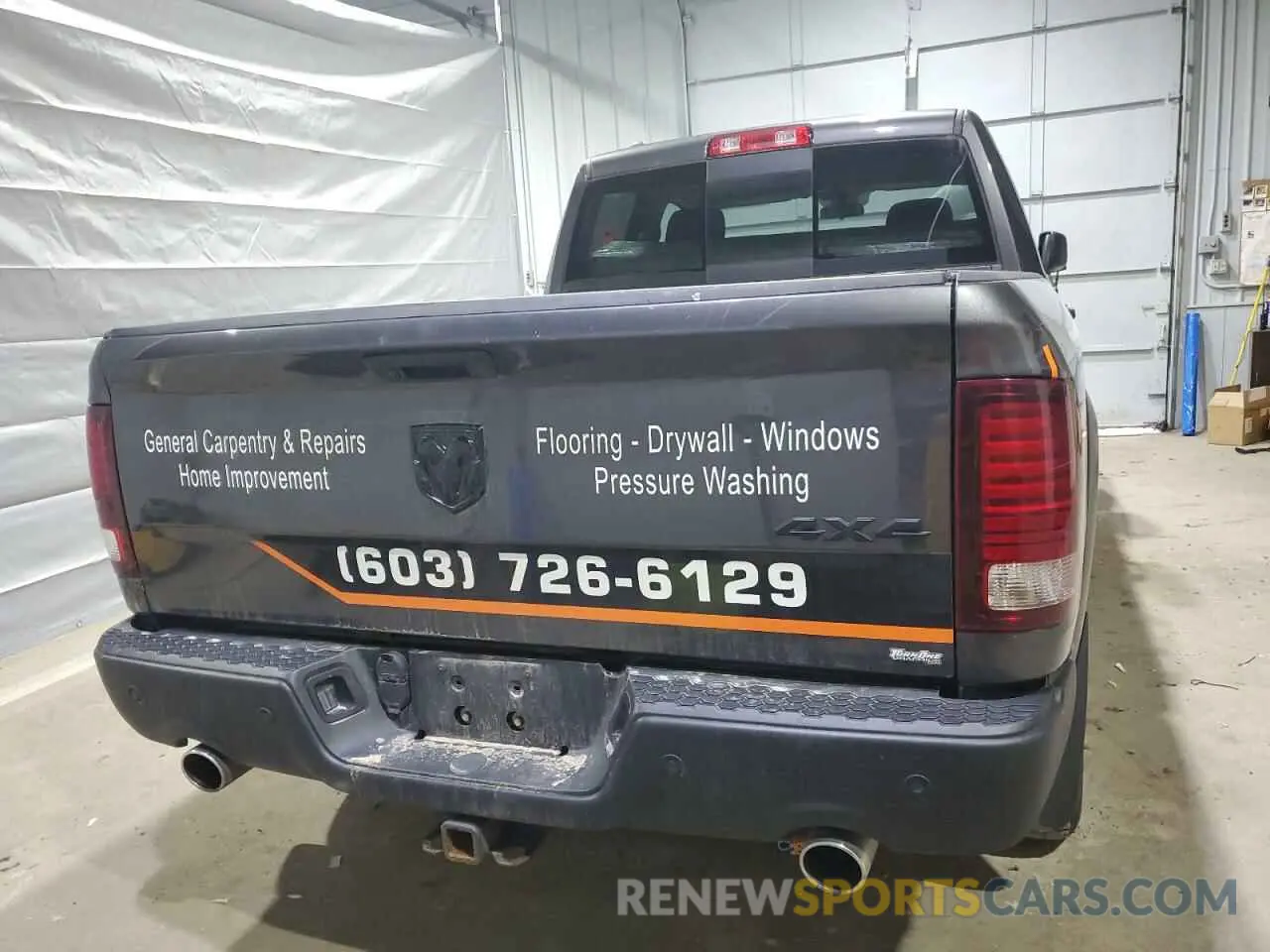 6 Фотография поврежденного автомобиля 1C6RR7GTXLS126288 RAM 1500 2020
