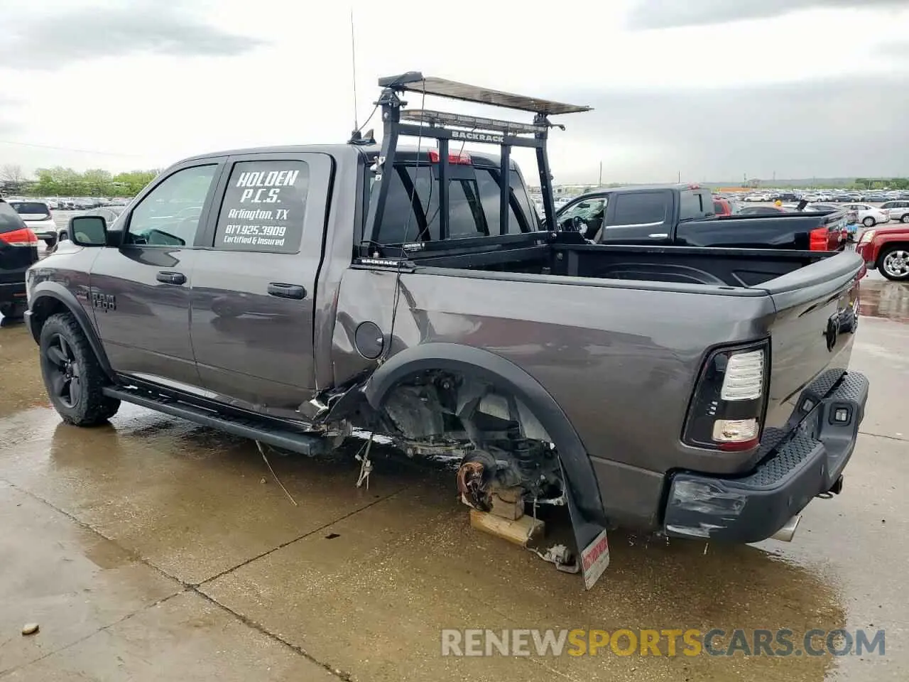 2 Photograph of a damaged car 1C6RR7LT6LS141604 RAM 1500 2020