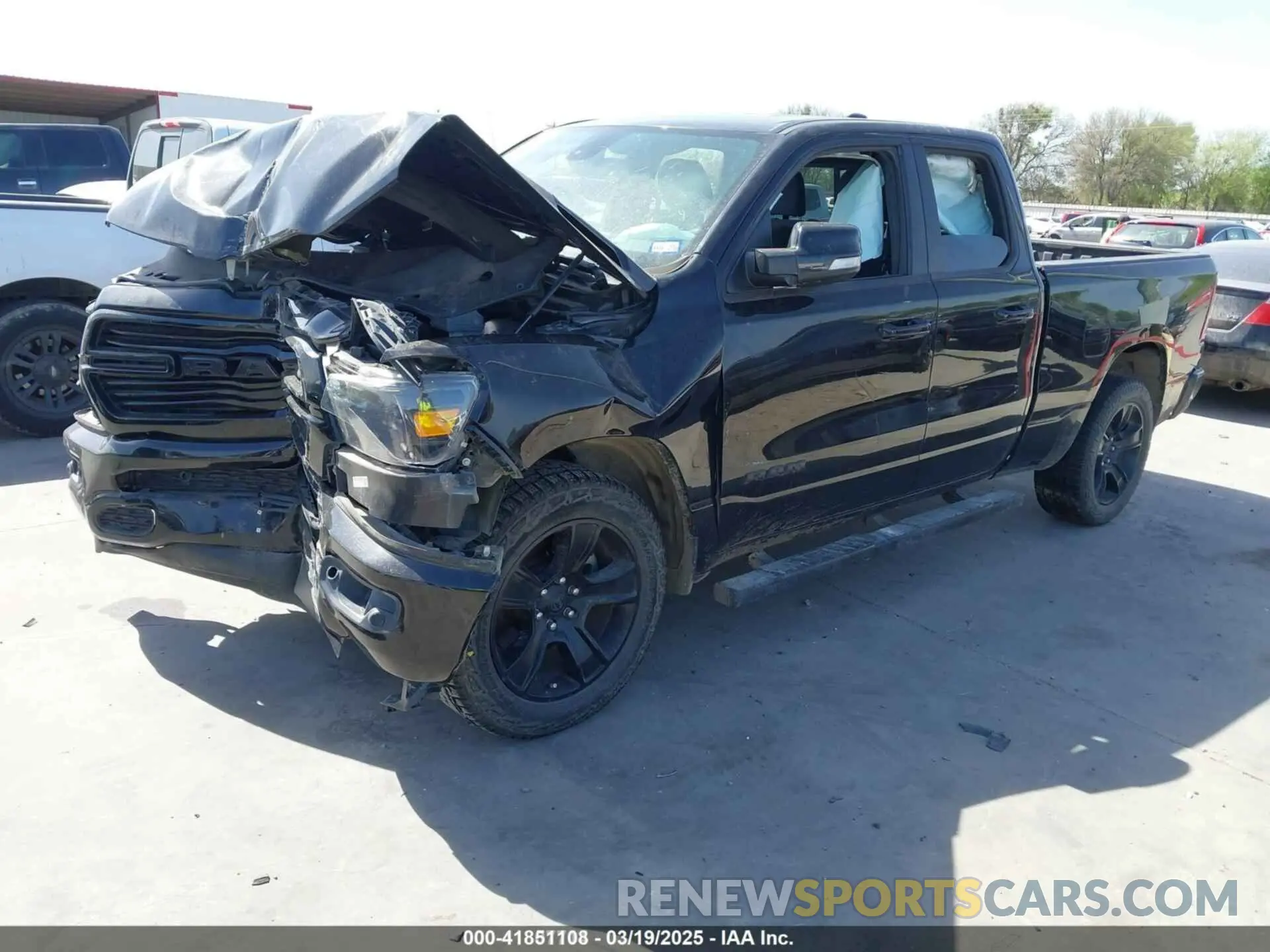 2 Photograph of a damaged car 1C6RREBT2LN108040 RAM 1500 2020
