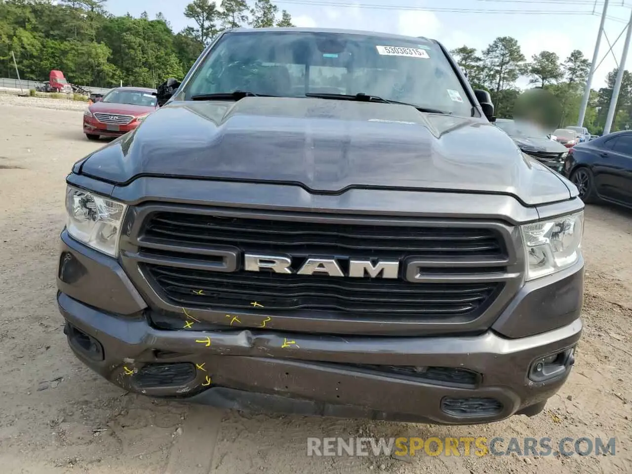5 Photograph of a damaged car 1C6RREBT9LN253012 RAM 1500 2020