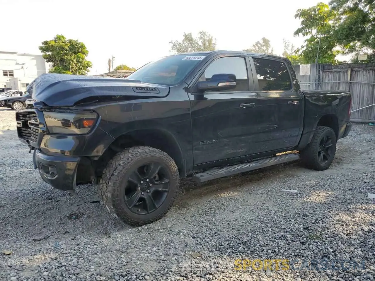 1 Photograph of a damaged car 1C6RREFG2LN338139 RAM 1500 2020