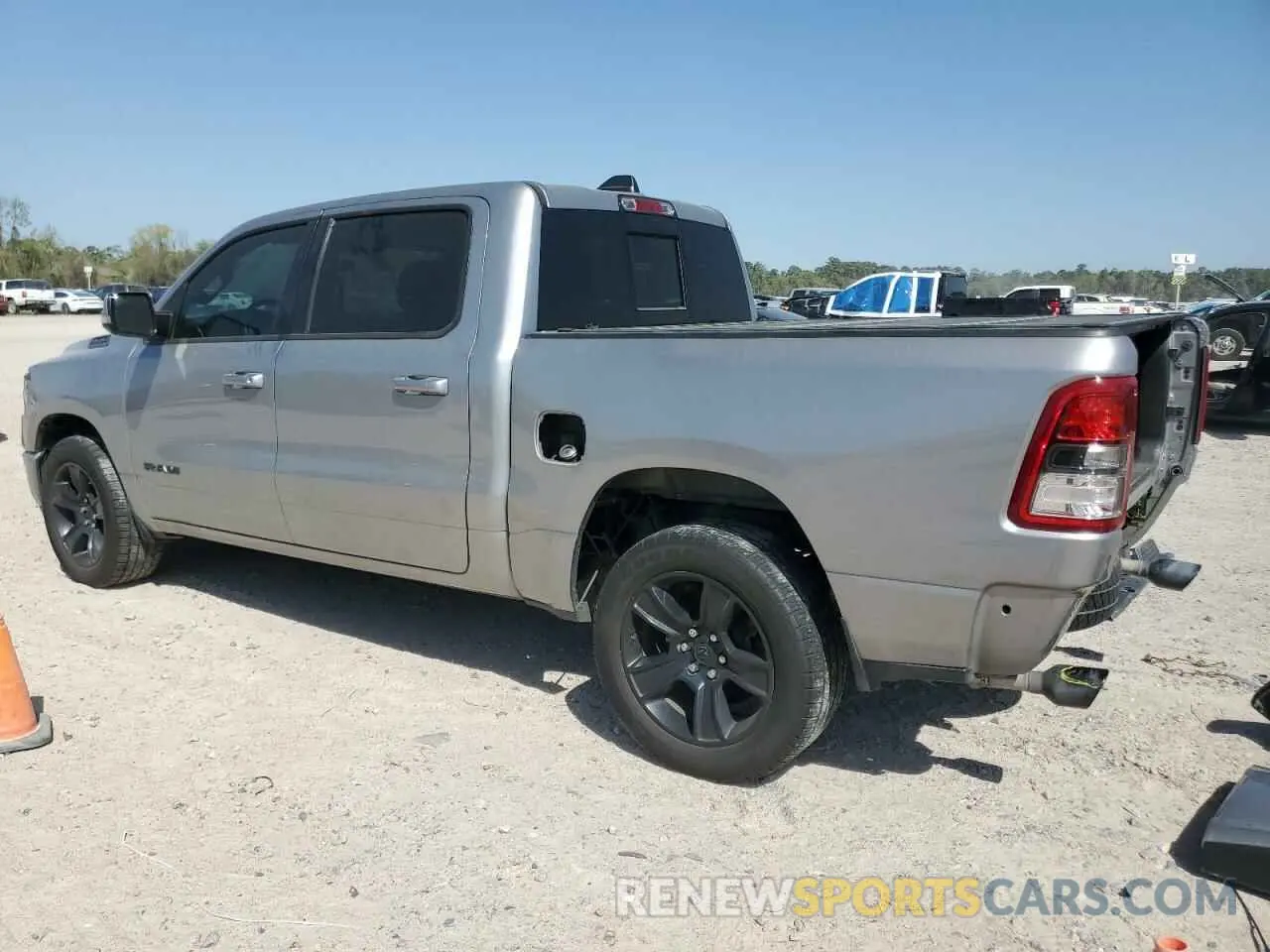 2 Photograph of a damaged car 1C6RREFT2LN129030 RAM 1500 2020