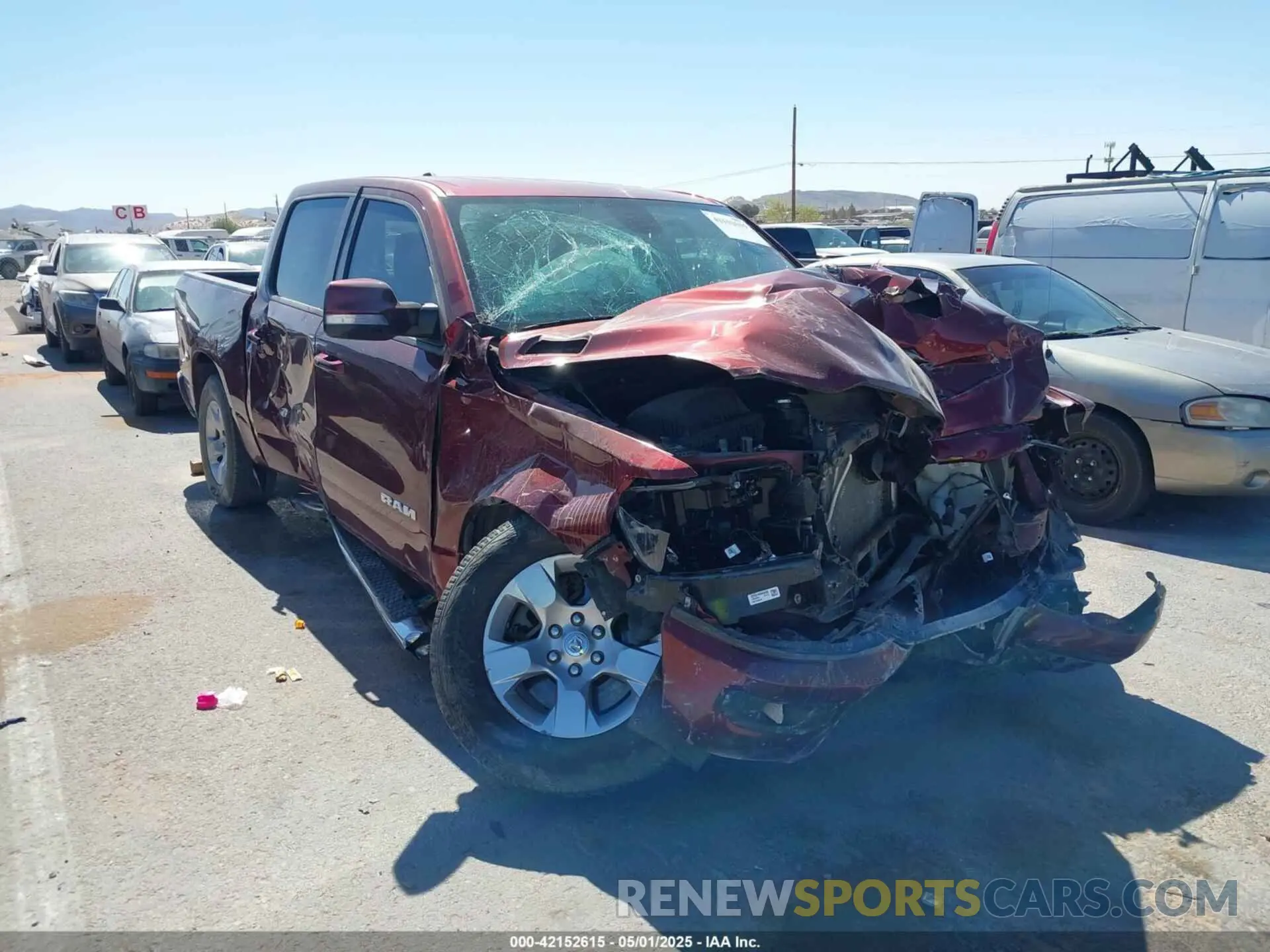 13 Photograph of a damaged car 1C6RREFT2LN209900 RAM 1500 2020
