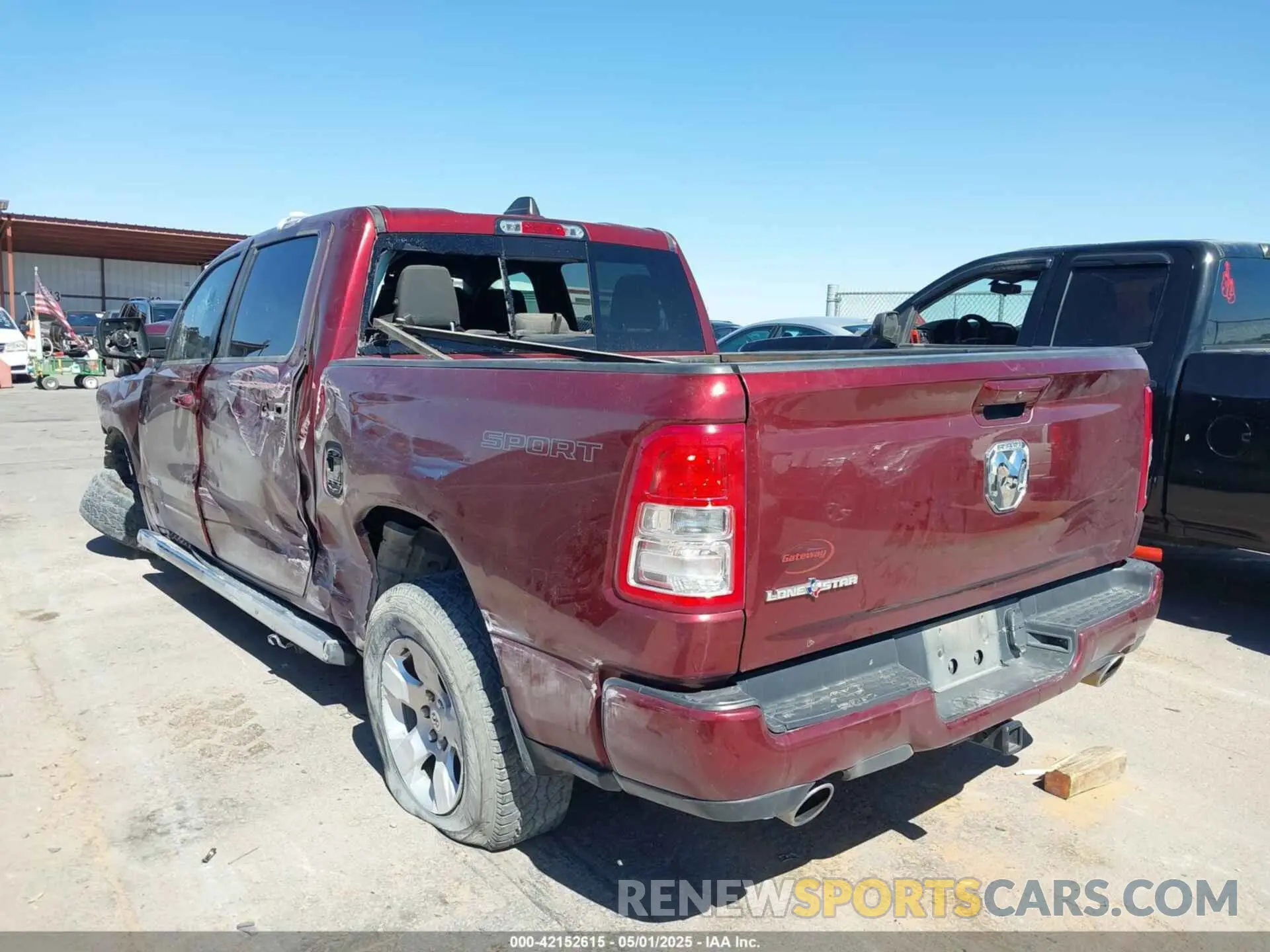 14 Photograph of a damaged car 1C6RREFT2LN209900 RAM 1500 2020
