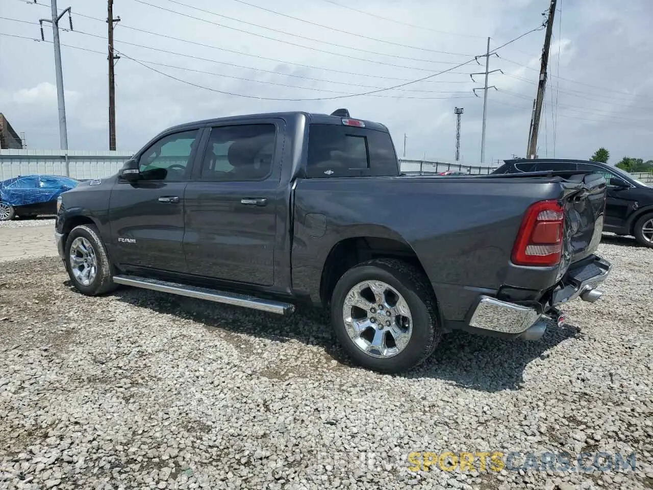 2 Photograph of a damaged car 1C6RREFT4LN153006 RAM 1500 2020