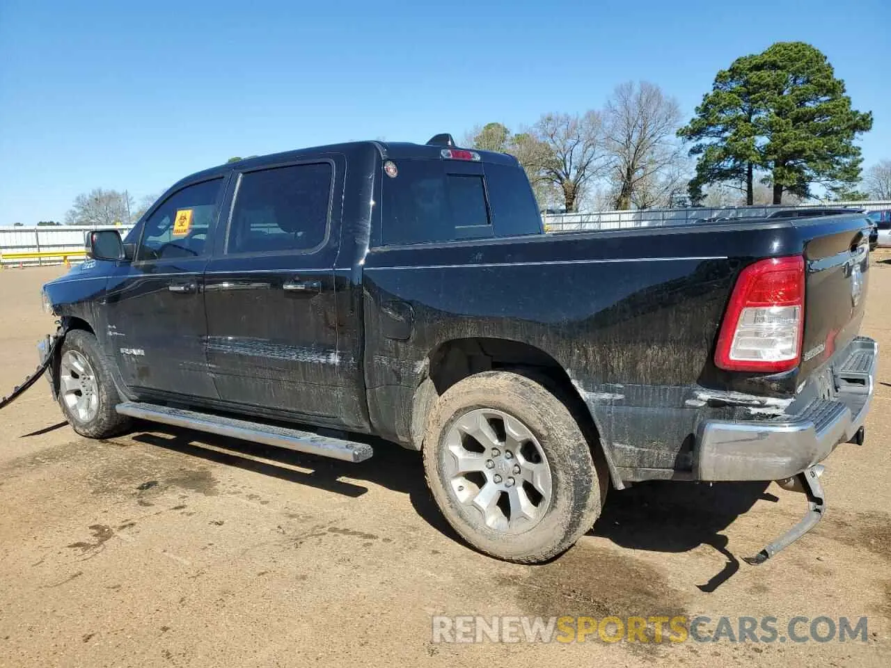2 Photograph of a damaged car 1C6RREFT5LN185706 RAM 1500 2020