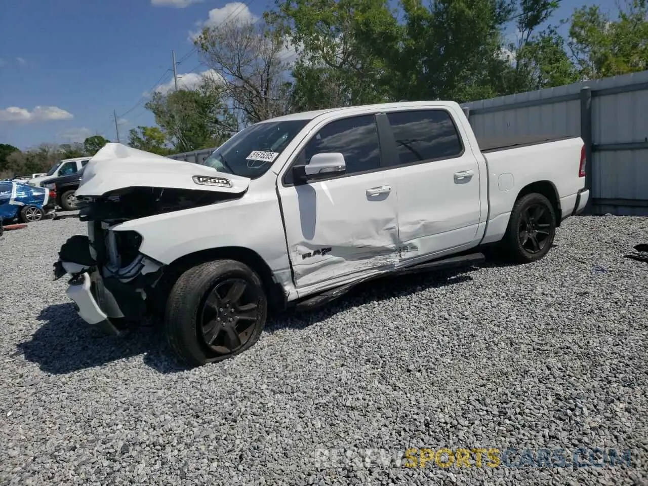 1 Photograph of a damaged car 1C6RREFTXLN289317 RAM 1500 2020