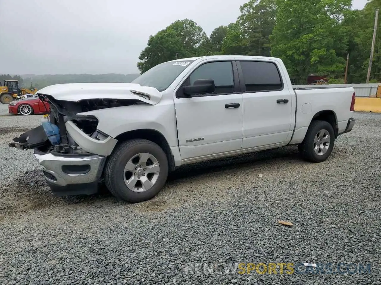 1 Photograph of a damaged car 1C6RREGT5LN197160 RAM 1500 2020