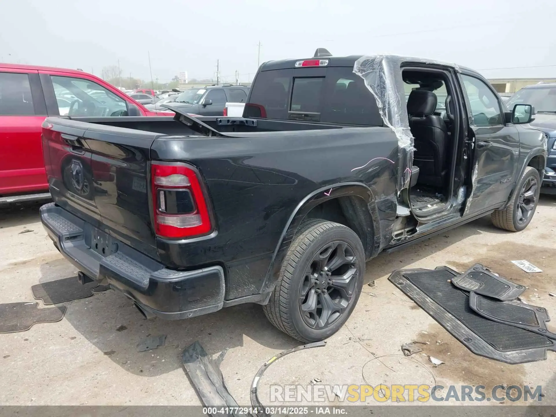 4 Photograph of a damaged car 1C6RREHT9LN143519 RAM 1500 2020