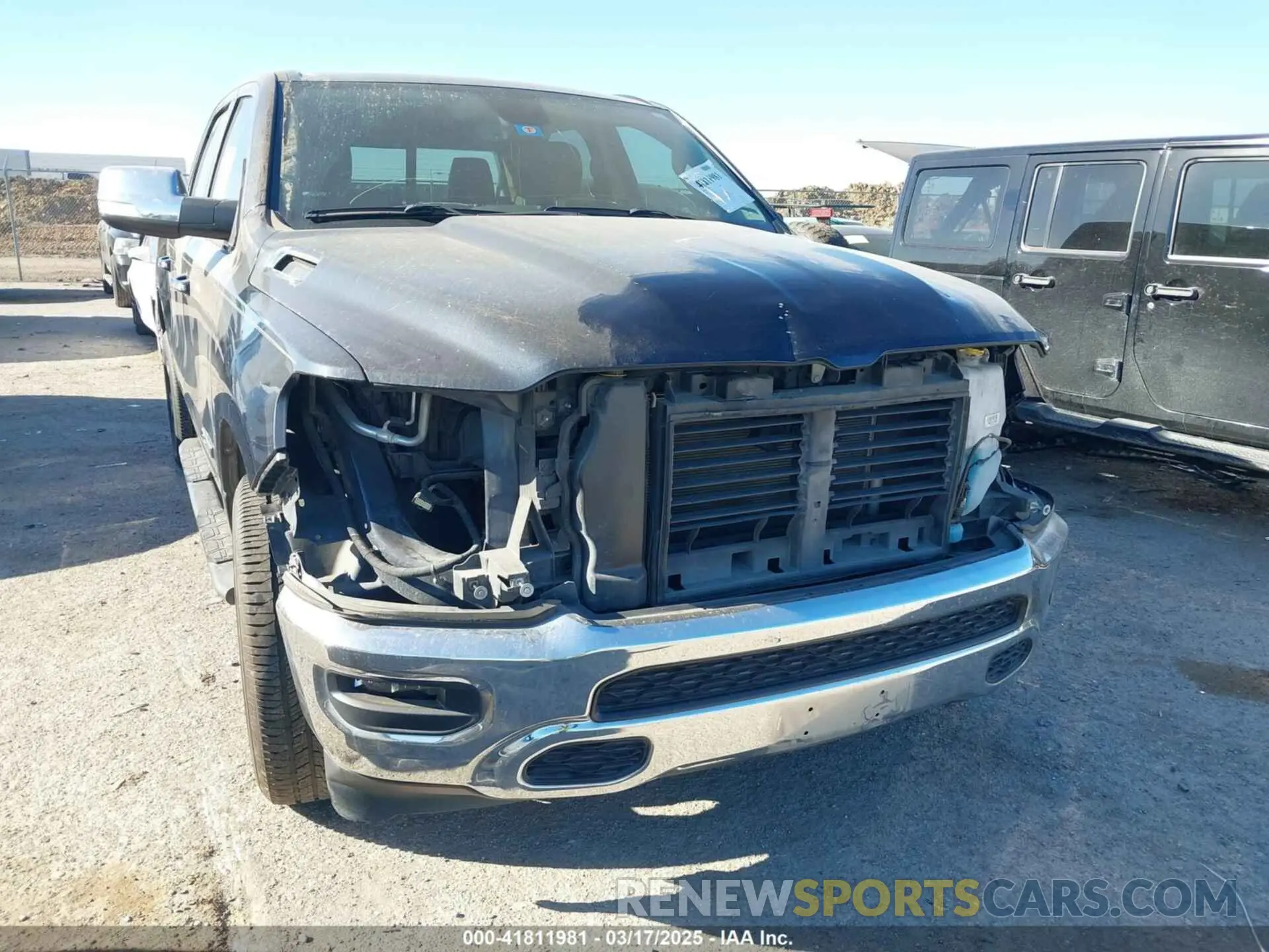 6 Фотография поврежденного автомобиля 1C6RREJT4LN232859 RAM 1500 2020