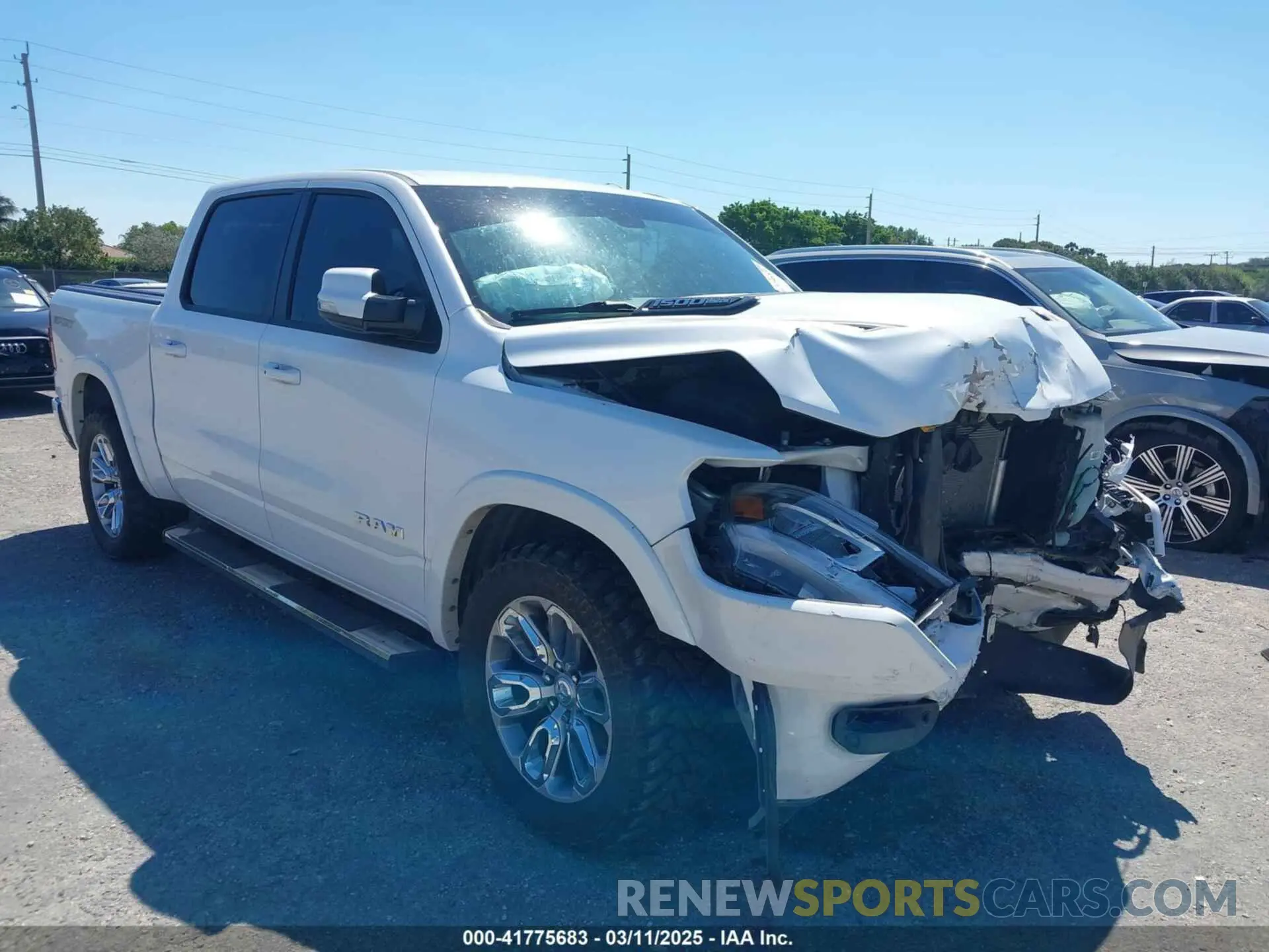 1 Photograph of a damaged car 1C6RREJT6LN188640 RAM 1500 2020