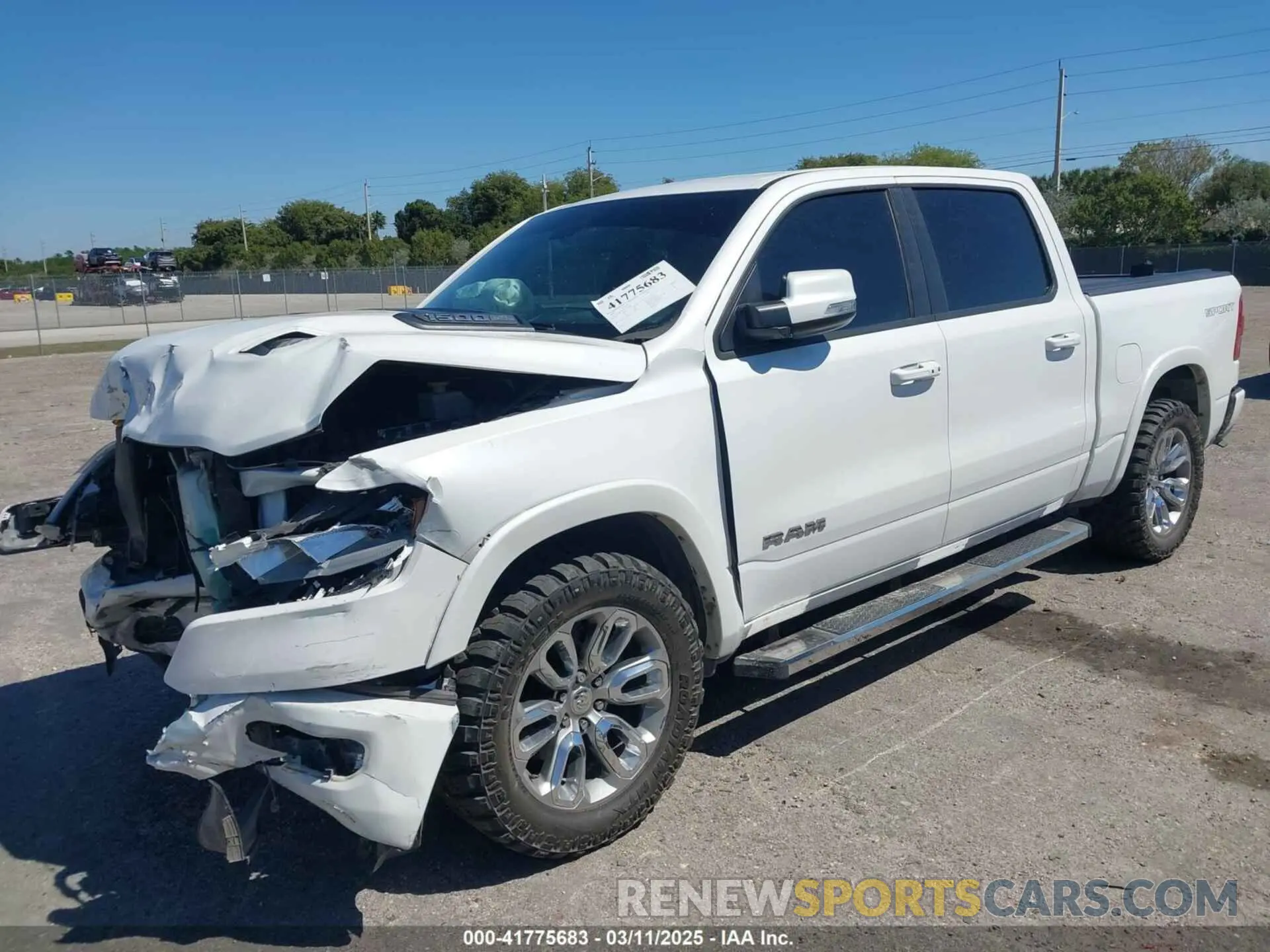 2 Photograph of a damaged car 1C6RREJT6LN188640 RAM 1500 2020