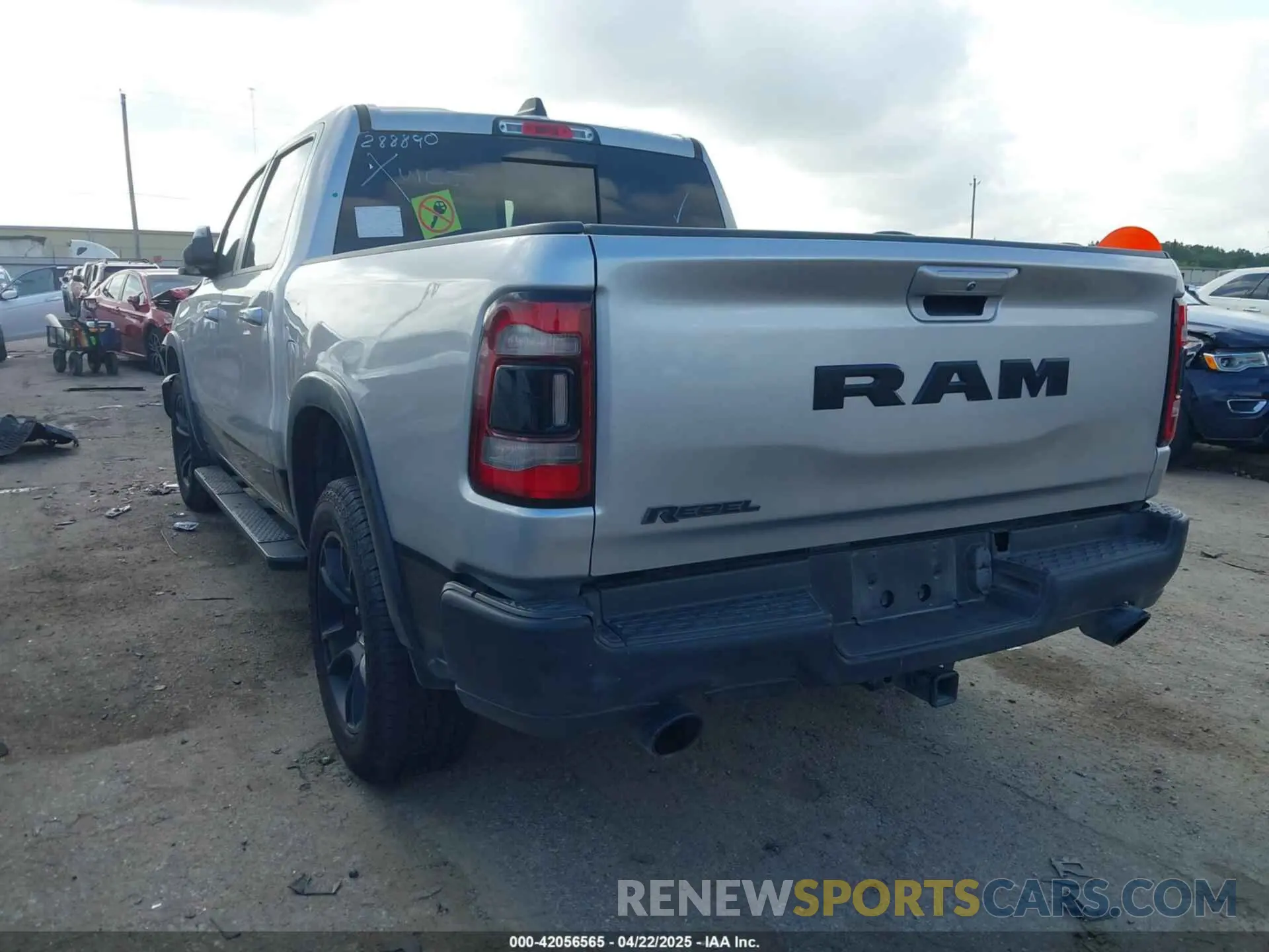 3 Photograph of a damaged car 1C6RRELT4LN267060 RAM 1500 2020