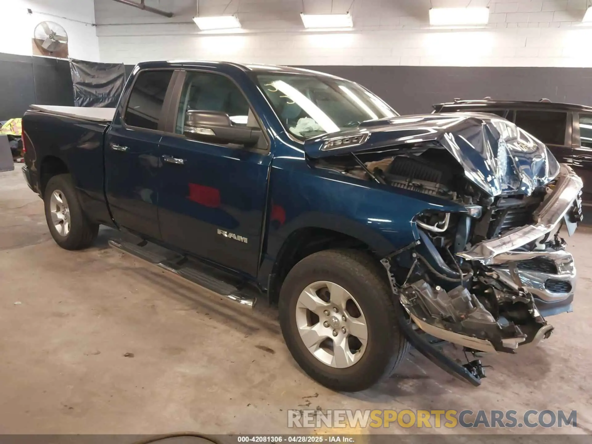 1 Photograph of a damaged car 1C6RRFBG8LN297690 RAM 1500 2020