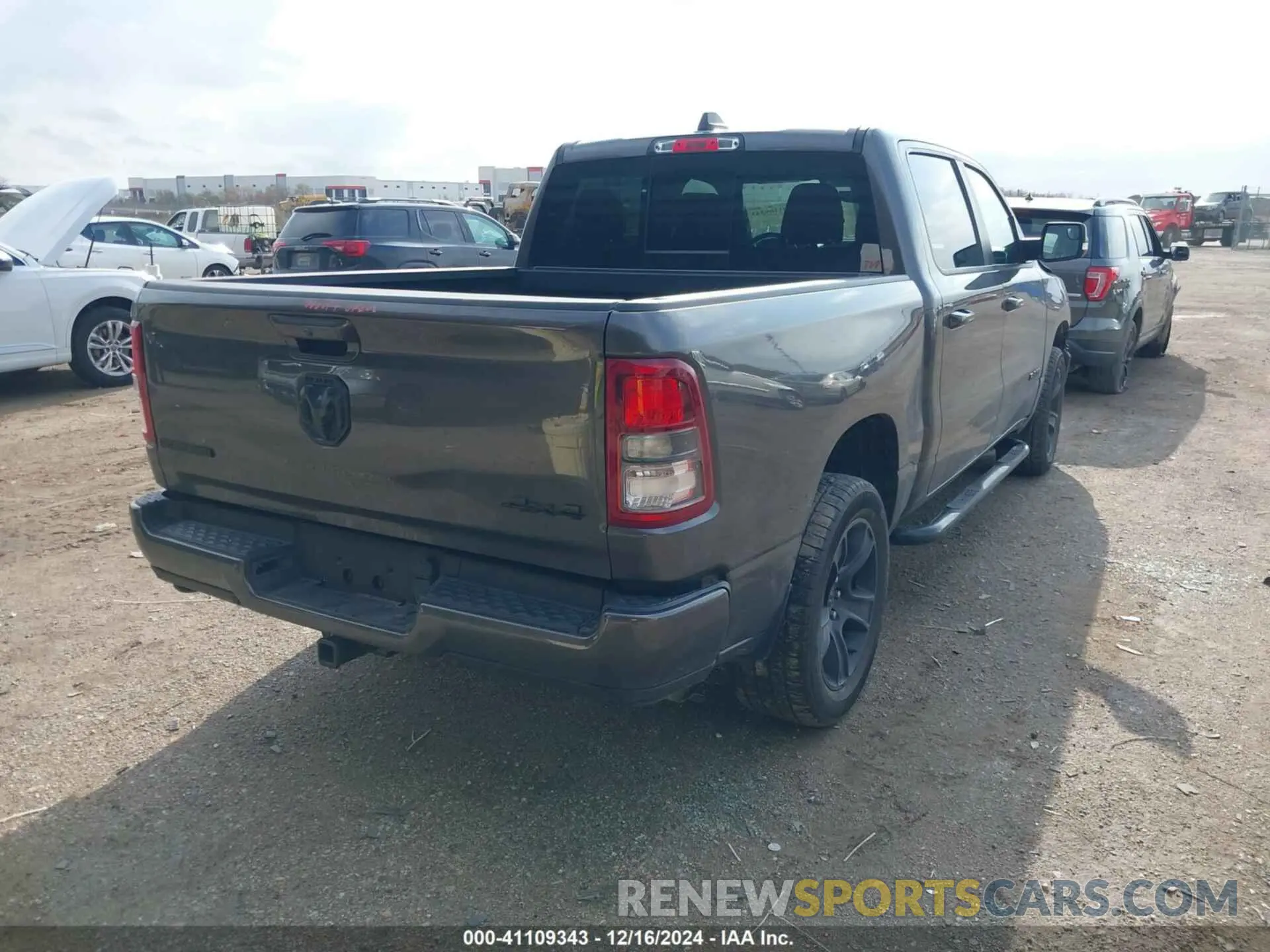 4 Фотография поврежденного автомобиля 1C6RRFFG5LN220480 RAM 1500 2020