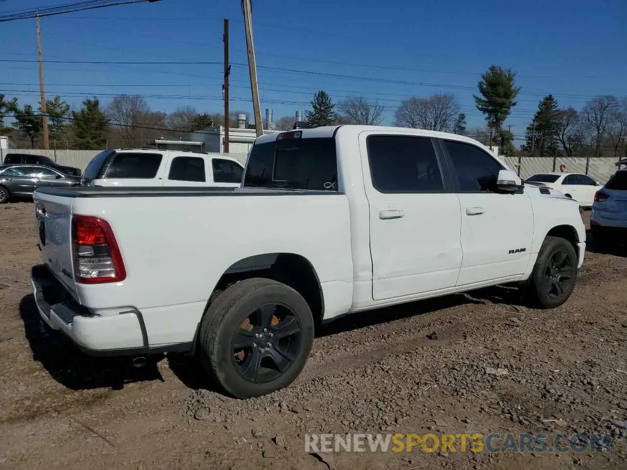 3 Photograph of a damaged car 1C6RRFFG6LN342720 RAM 1500 2020