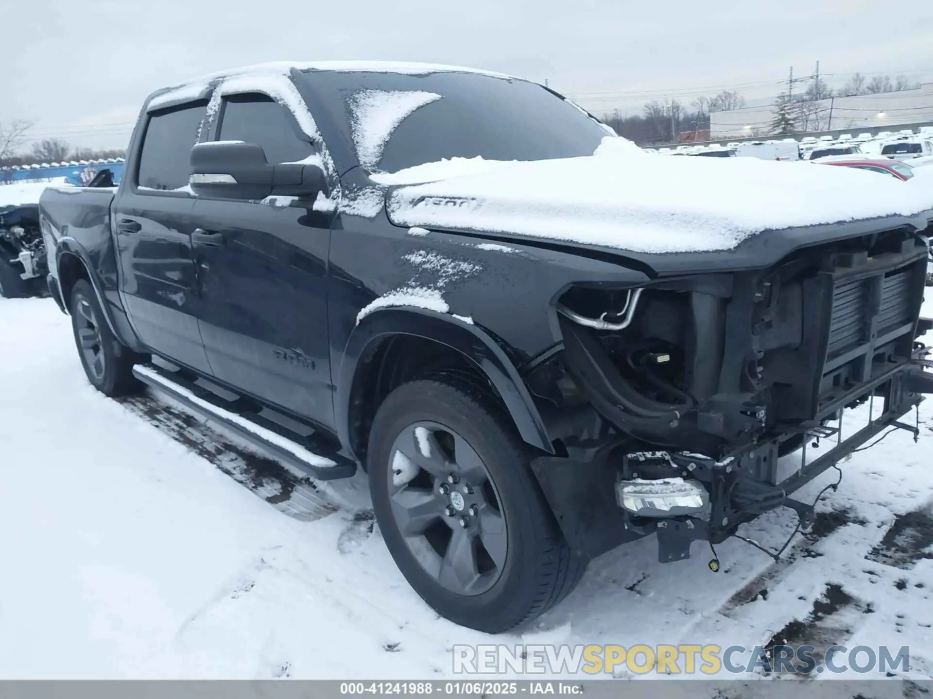 1 Photograph of a damaged car 1C6RRFFG7LN285301 RAM 1500 2020