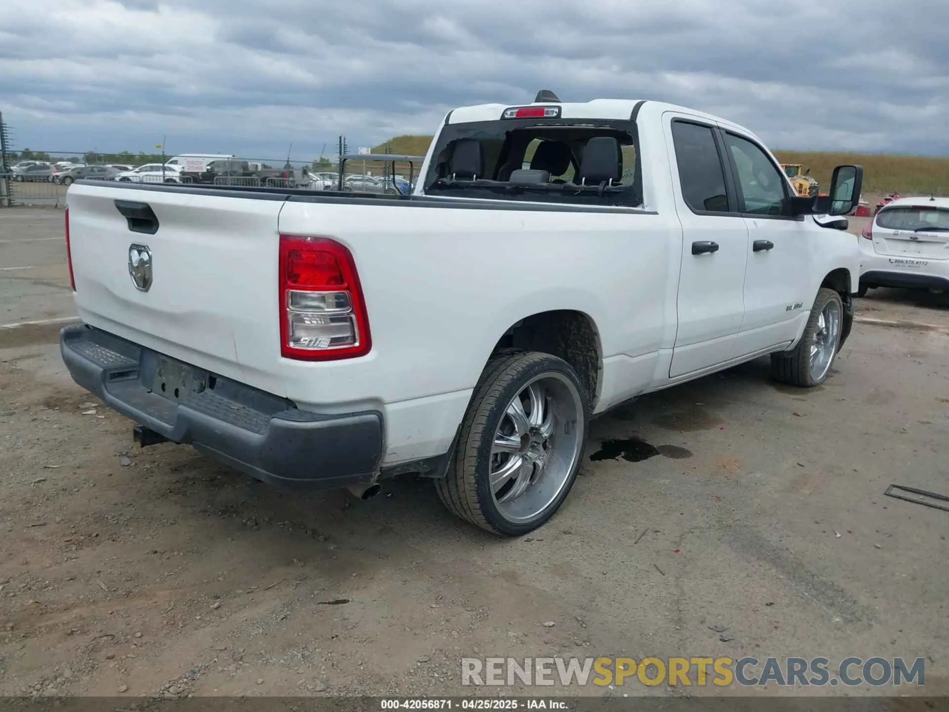 4 Photograph of a damaged car 1C6SRECG6LN386006 RAM 1500 2020