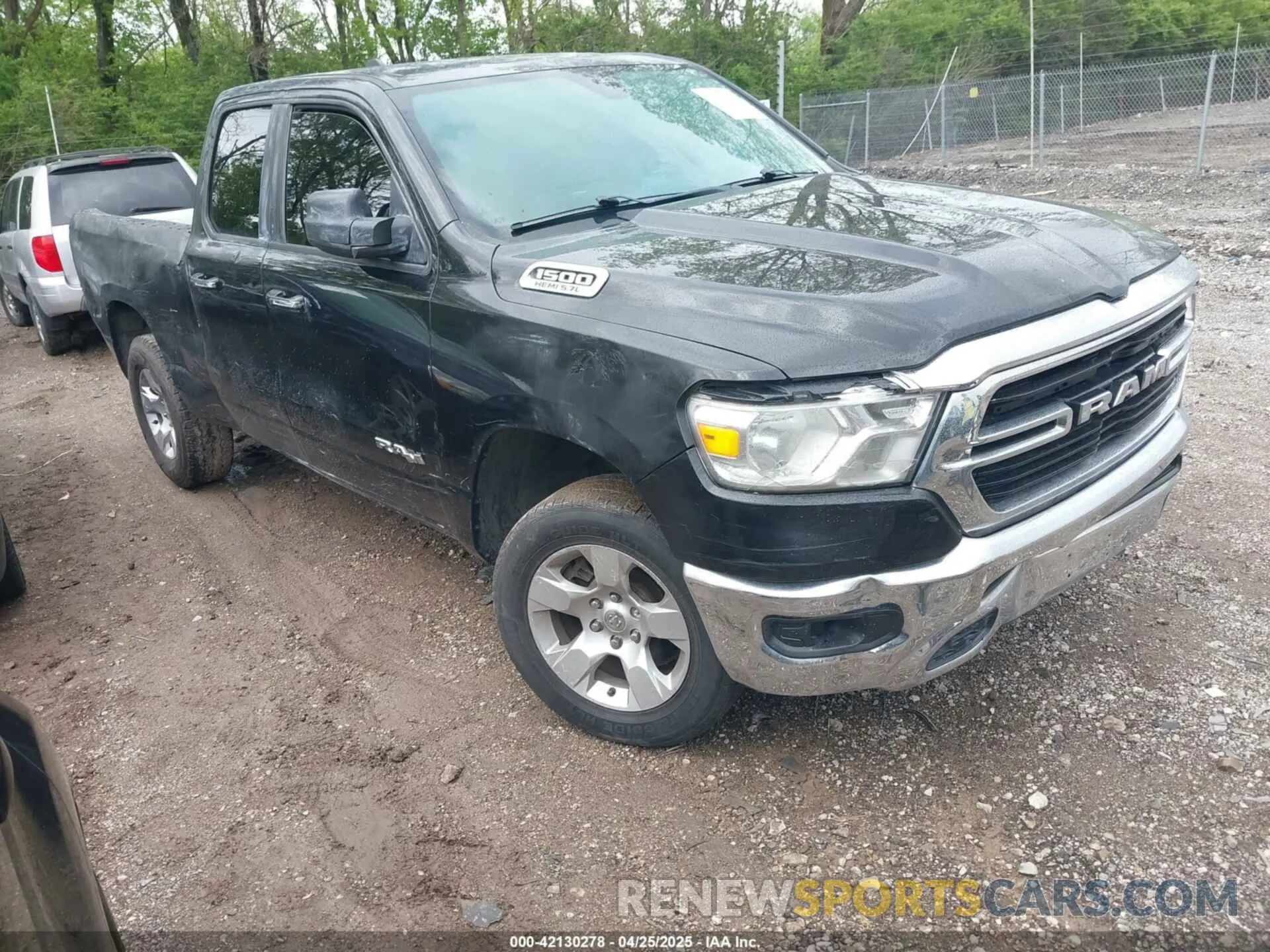 1 Photograph of a damaged car 1C6SRFBT4LN343126 RAM 1500 2020