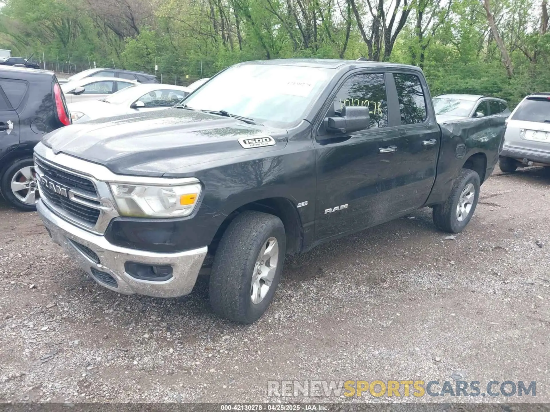 2 Photograph of a damaged car 1C6SRFBT4LN343126 RAM 1500 2020