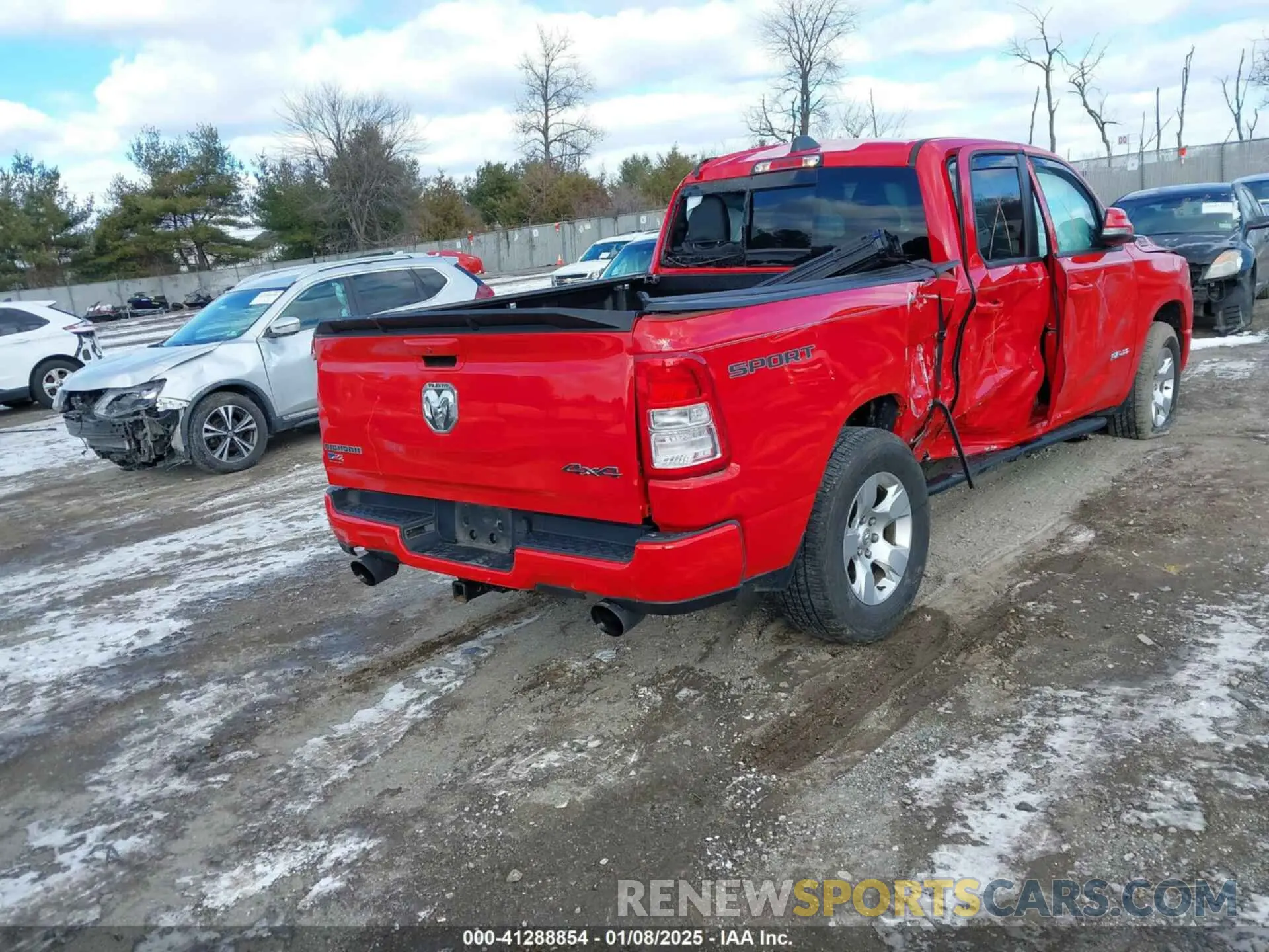 4 Фотография поврежденного автомобиля 1C6SRFBT5LN175643 RAM 1500 2020