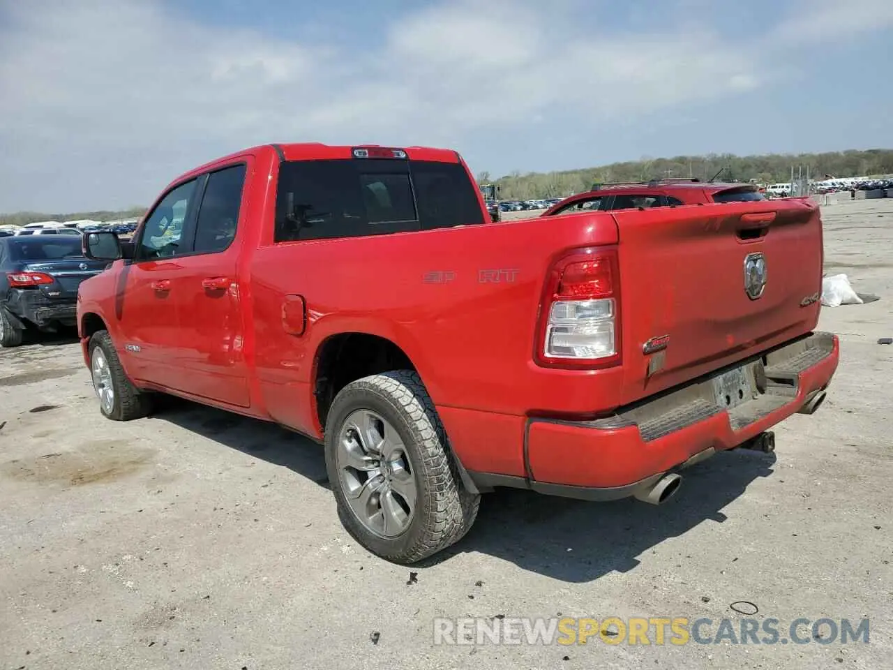 2 Photograph of a damaged car 1C6SRFBT6LN201358 RAM 1500 2020