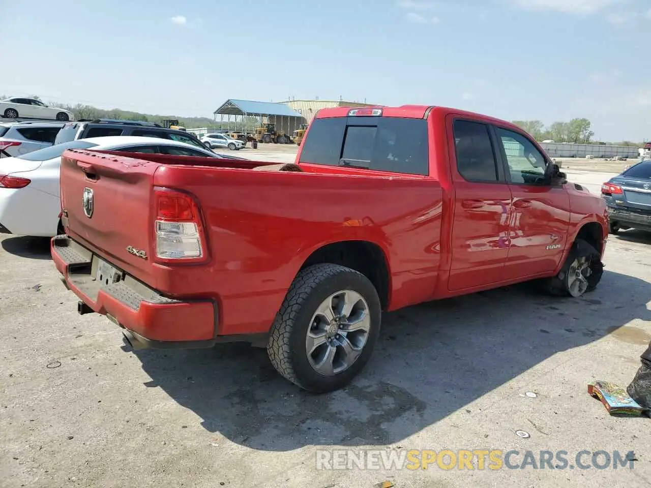 3 Photograph of a damaged car 1C6SRFBT6LN201358 RAM 1500 2020