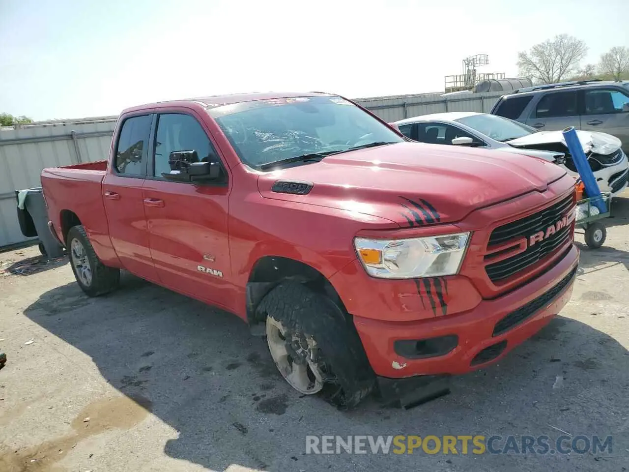 4 Photograph of a damaged car 1C6SRFBT6LN201358 RAM 1500 2020