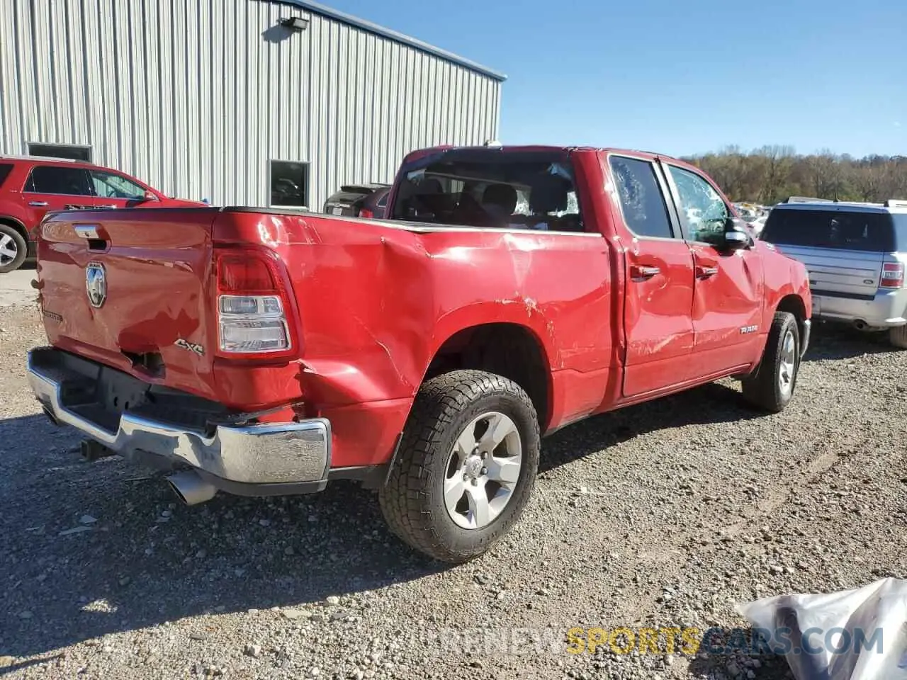 3 Фотография поврежденного автомобиля 1C6SRFBT7LN130106 RAM 1500 2020