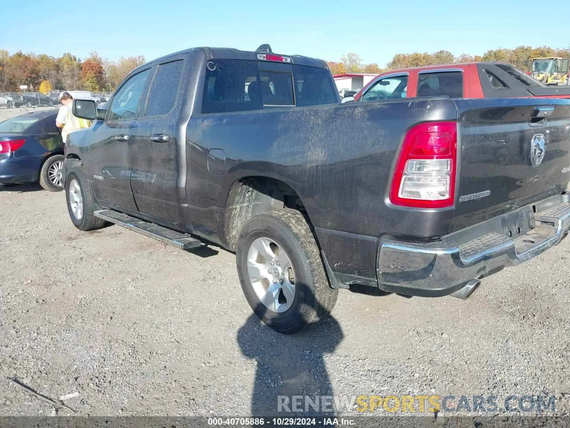 3 Фотография поврежденного автомобиля 1C6SRFBT7LN190385 RAM 1500 2020