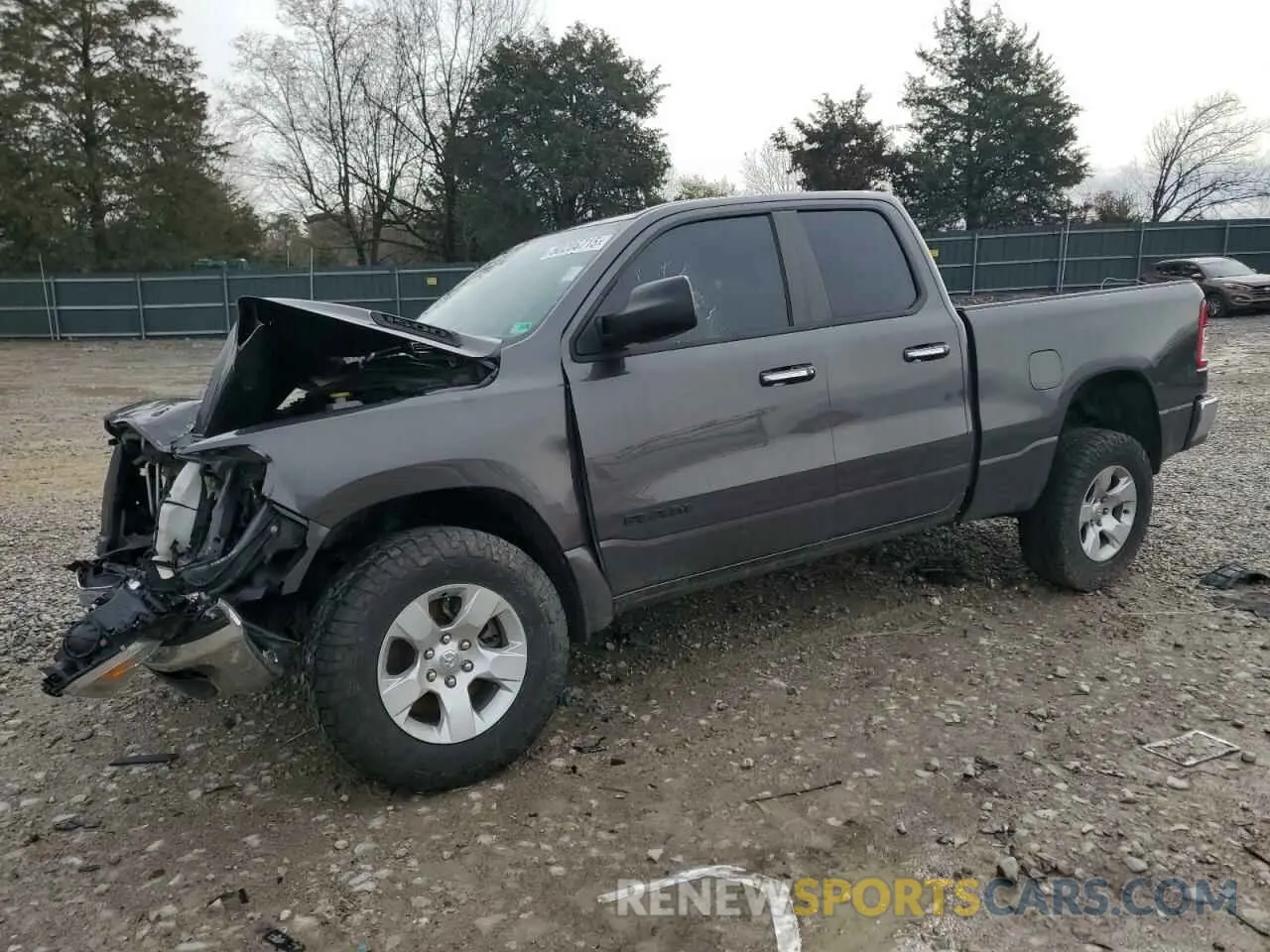 1 Photograph of a damaged car 1C6SRFBT7LN404601 RAM 1500 2020