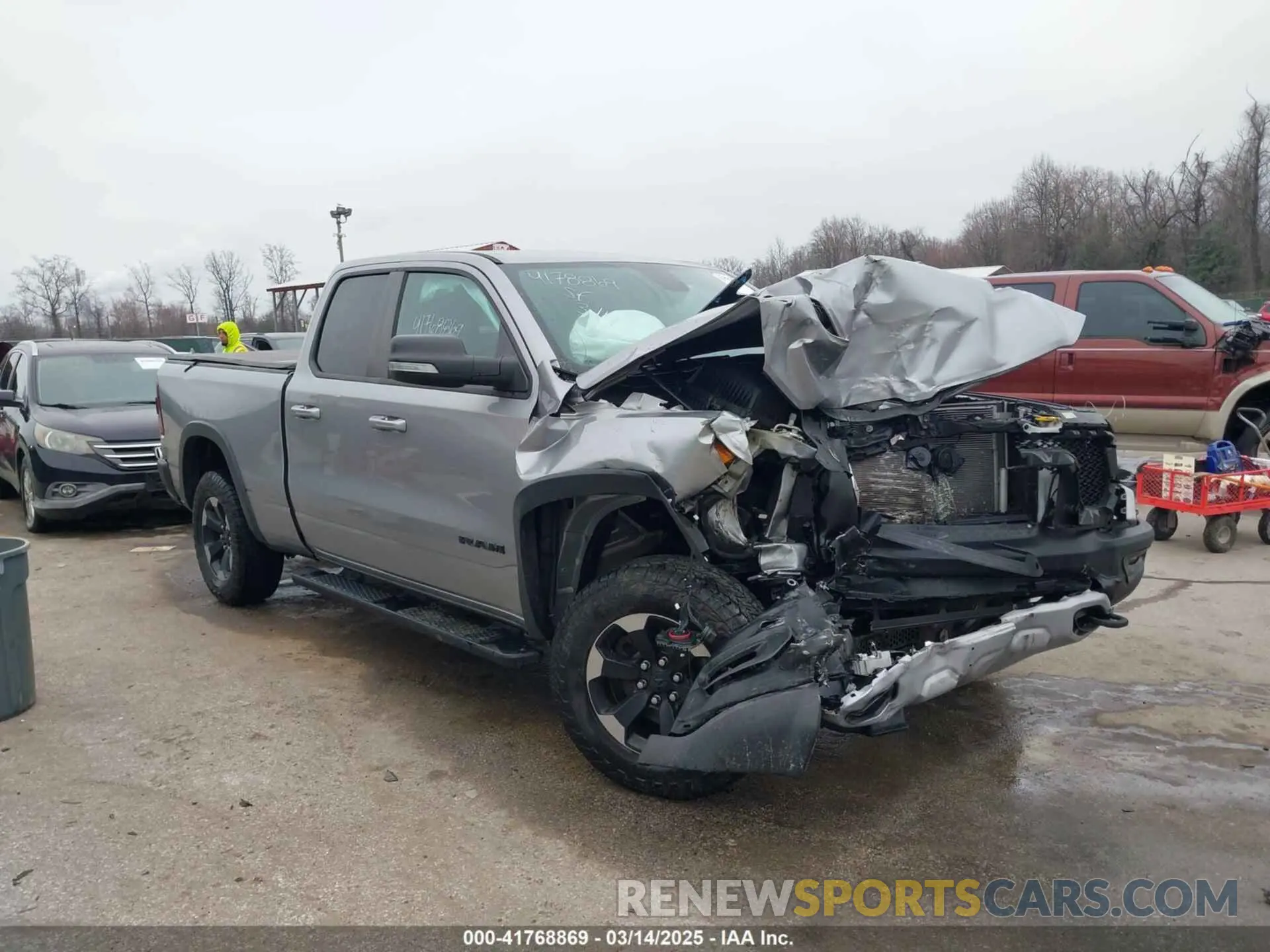 1 Фотография поврежденного автомобиля 1C6SRFET1LN114950 RAM 1500 2020