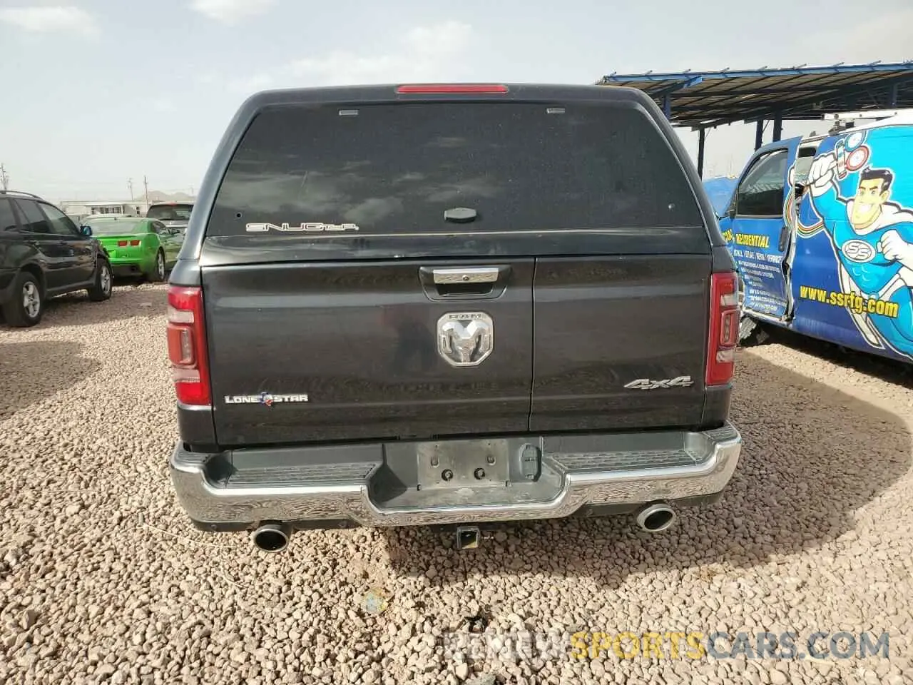 6 Photograph of a damaged car 1C6SRFFM6LN201007 RAM 1500 2020