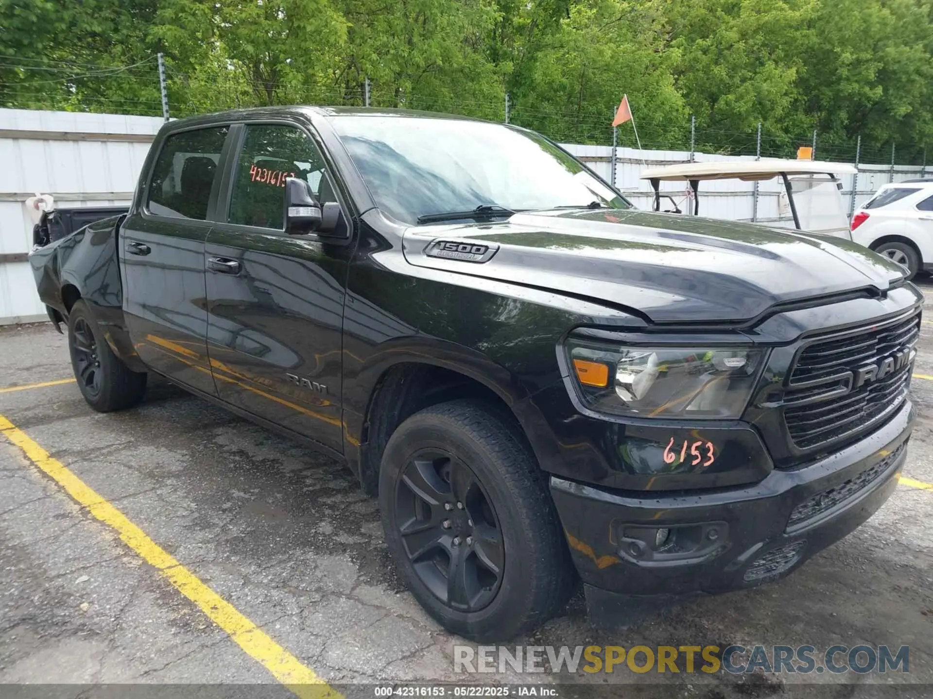 1 Photograph of a damaged car 1C6SRFFT1LN345619 RAM 1500 2020