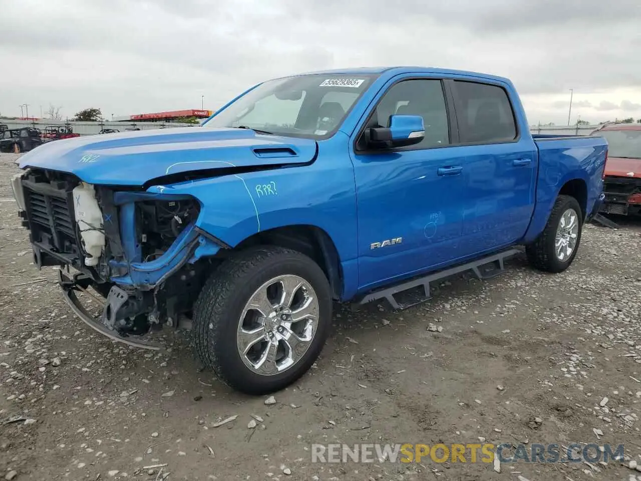 1 Фотография поврежденного автомобиля 1C6SRFFT1LN375154 RAM 1500 2020