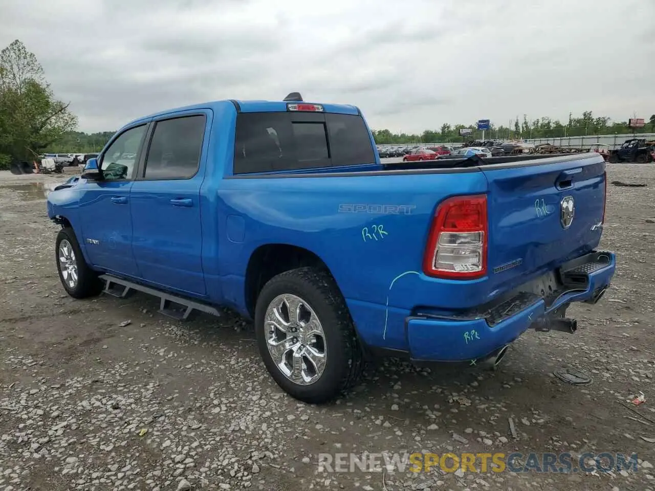 2 Фотография поврежденного автомобиля 1C6SRFFT1LN375154 RAM 1500 2020