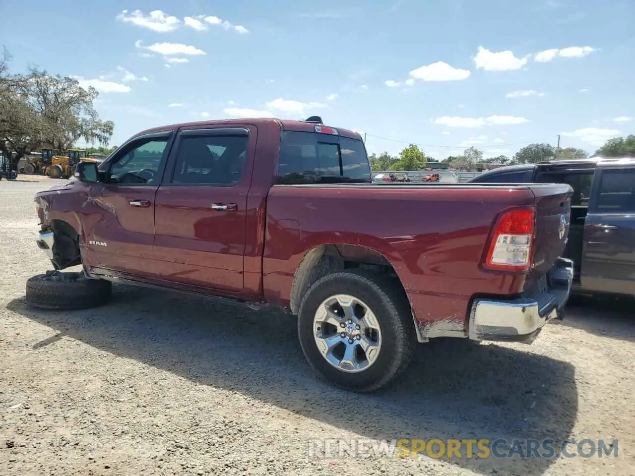 2 Photograph of a damaged car 1C6SRFFT1LN404314 RAM 1500 2020