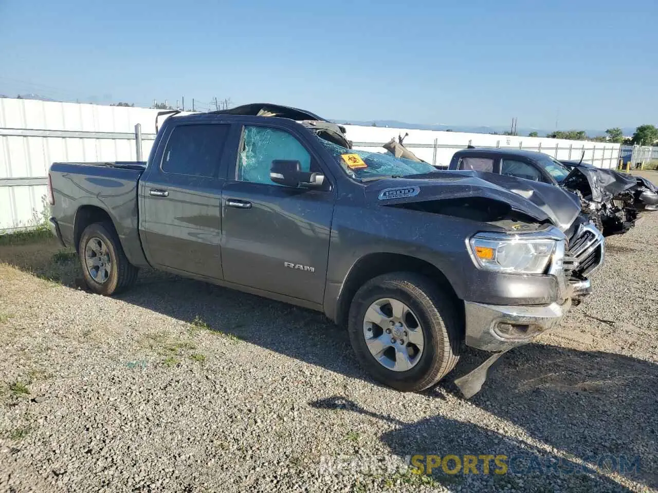 4 Photograph of a damaged car 1C6SRFFT1LN409089 RAM 1500 2020
