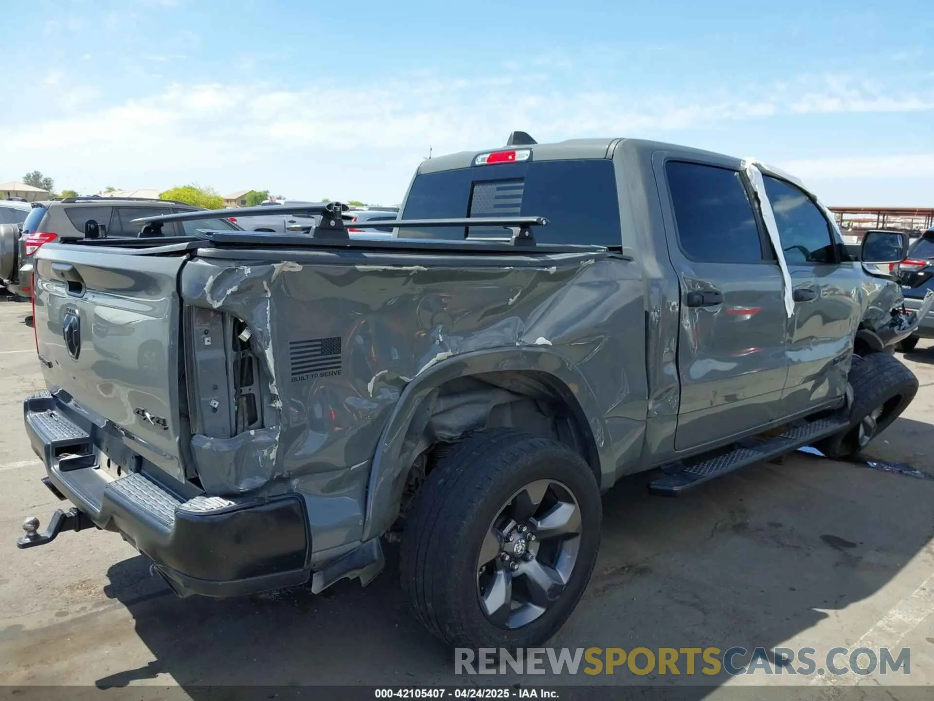 4 Photograph of a damaged car 1C6SRFFT2LN382730 RAM 1500 2020
